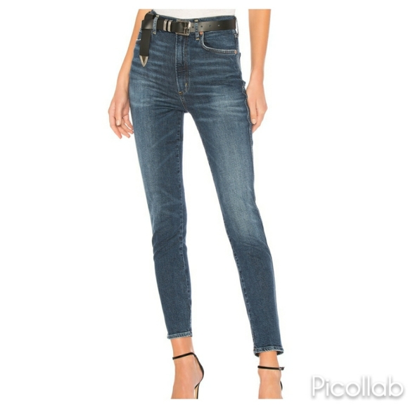 Agolde Roxanne Super High Rise Skinny Jeans - Picture 4 of 13